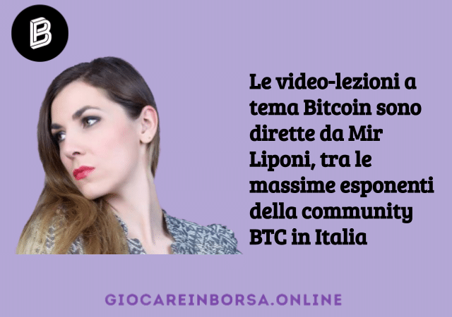 Mir Liponi è anche l'organizzatrice del "Bitcoin Milan Meetup"